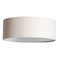 Cottex - Laelamp ABBIE 2xE27/8W/230V läbimõõt 38 cm kreemivärvi