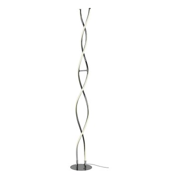 Cottex - LED-põrandalamp VINDLA LED/22W/230V läikiv kroom