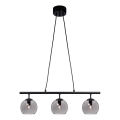 Cottex - Rippvalgusti kaabliga CAPELLA 3xE14/40W/230V suitsune/must