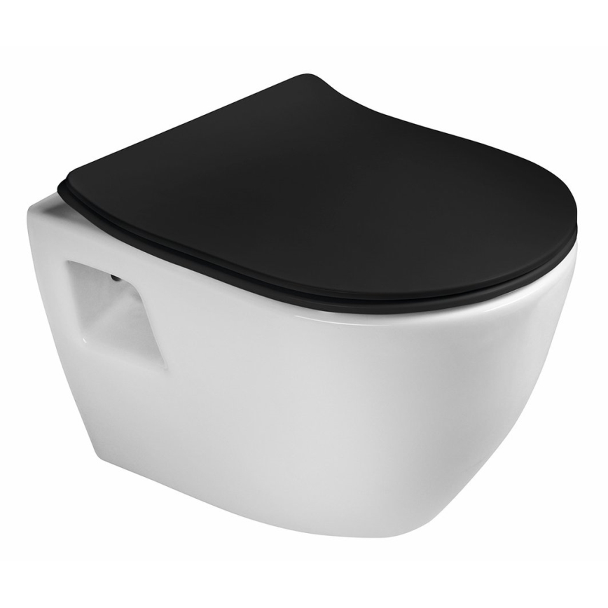 Creavit - seinale paigaldatav WC PAULA keraamika/valge