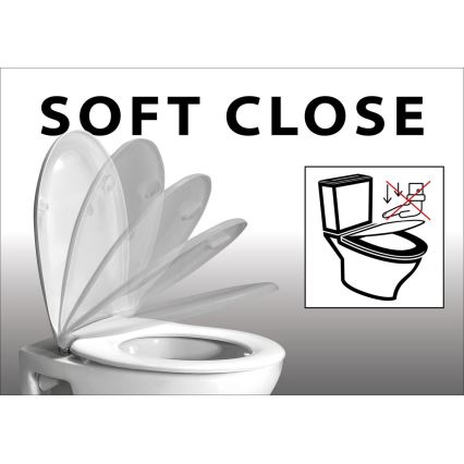 Creavit - WC-poti kaas GRANDE SoftClose valge