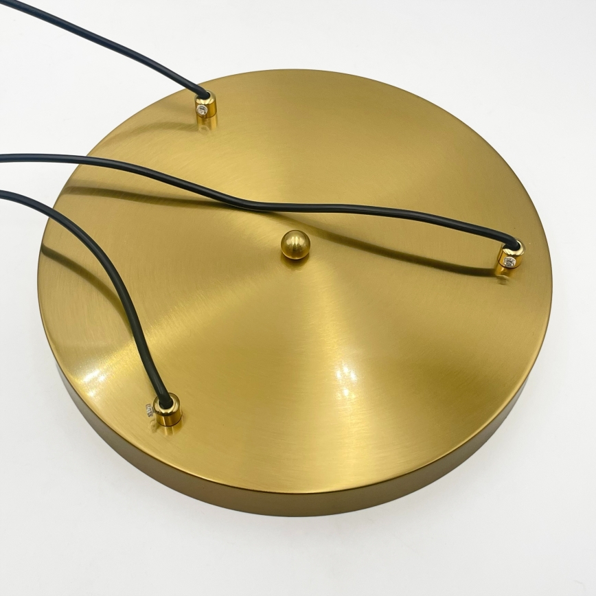 CRISTAL ripplühter kaabliga 3xE14/15W/230V messing/suitsune must