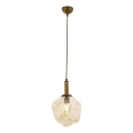 CRUMPLED laelamp 1xE27/40W/230V pronks/beež
