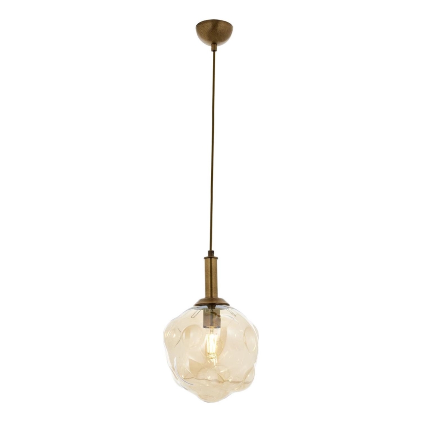 CRUMPLED laelamp 1xE27/40W/230V pronks/beež