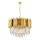 CRYSTALLINE laelamp 8xE27/40W/230V kuldne