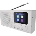 DAB DAB+ FM raadio 3W/5V/4xAA valge