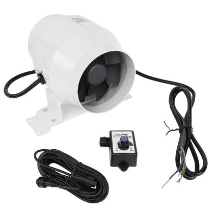Dalap 24MF100 - kanaliventilaator energiasäästliku mootoriga ja kiiruse regulaatoriga MF 100 EC 18W/230V