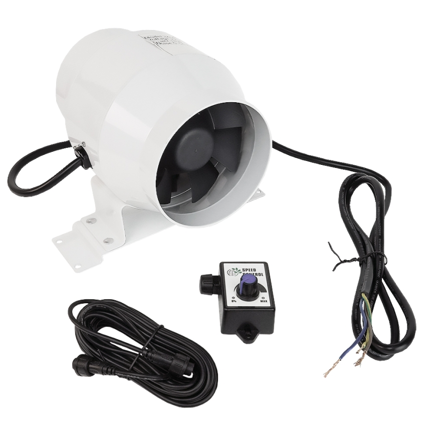 Dalap 24MF100 - kanaliventilaator energiasäästliku mootoriga ja kiiruse regulaatoriga MF 100 EC 18W/230V