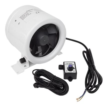 Dalap 24MF200 - Kanaliventilaator säästliku mootoriga ja kiiruse regulaatoriga MF 200 EC 75W/230V