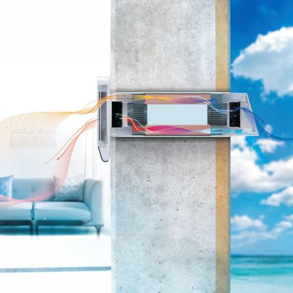 Dalap 25BP160 - Siseruumide rekuperatsiooniseade BRISE 160 PROFI 22W/230V Wi-Fi + kaugjuhtimispult
