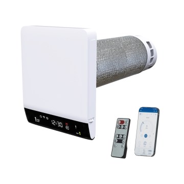 Dalap 25BP160 - Siseruumide rekuperatsiooniseade BRISE 160 PROFI 22W/230V Wi-Fi + kaugjuhtimispult