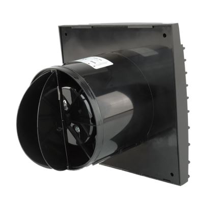 Dalap 41095ZW - Aksiaalventilaator ajastiga ja niiskusanduriga 100 DARK ZW 8,4W/230V