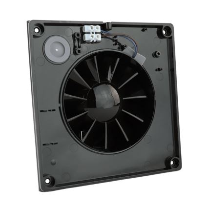 Dalap 41095ZW - Aksiaalventilaator ajastiga ja niiskusanduriga 100 DARK ZW 8,4W/230V