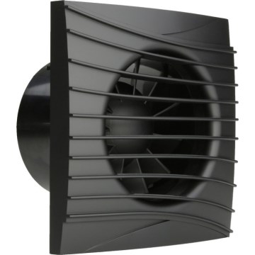Dalap 41096ZW - Aksiaalventilaator ajastiga 125 DARK ZW 10W/230V