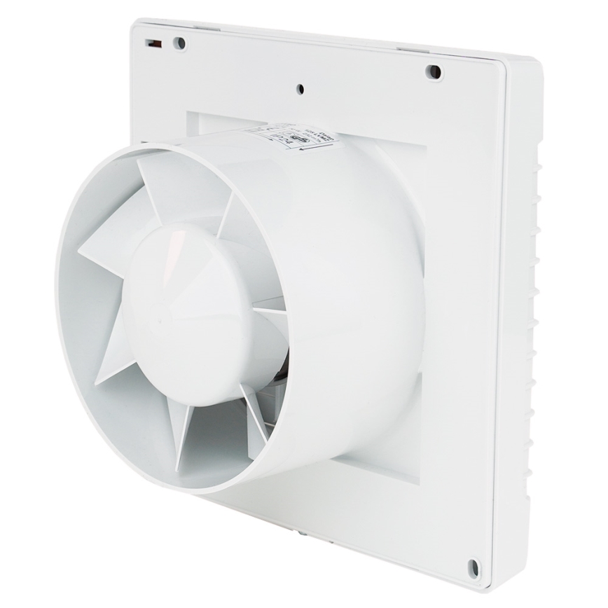 Dalap 41105 - Aksiaalne ventilaator automaatse tagasilöögiklapi ja taimeriga 100 LVZ 12 18W/12V
