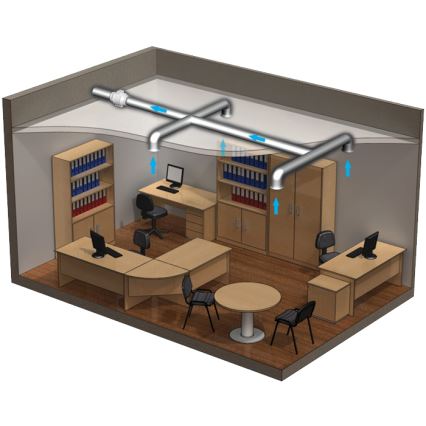 Dalap 8207 - Aksiaalventilaator AP PROFI 125 29W/230V