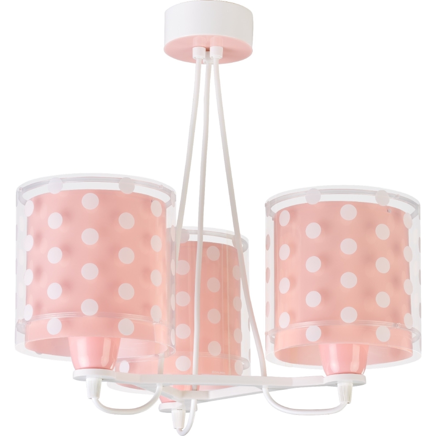 Dalber 41007S - Lühter lastele DOTS 3xE27/60W/230V