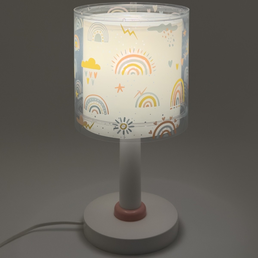Dalber 41191 - Laste laualamp RAINBOW 1xE14/8W/230V mitmevärviline