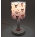Dalber 41251 - LED laste öölamp HELLO KITTY&FRIENDS 1xG4/4W/230V roosa