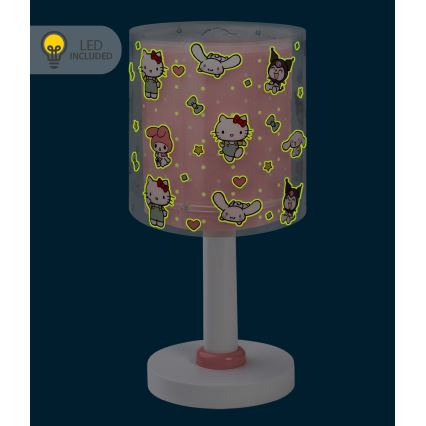 Dalber 41251 - LED laste öölamp HELLO KITTY&FRIENDS 1xG4/4W/230V roosa