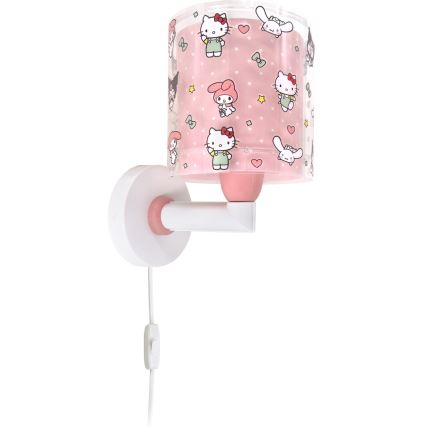 Dalber 41259 - Laste seinavalgusti HELLO KITTY&FRIENDS 1xE27/15W/230V roosa