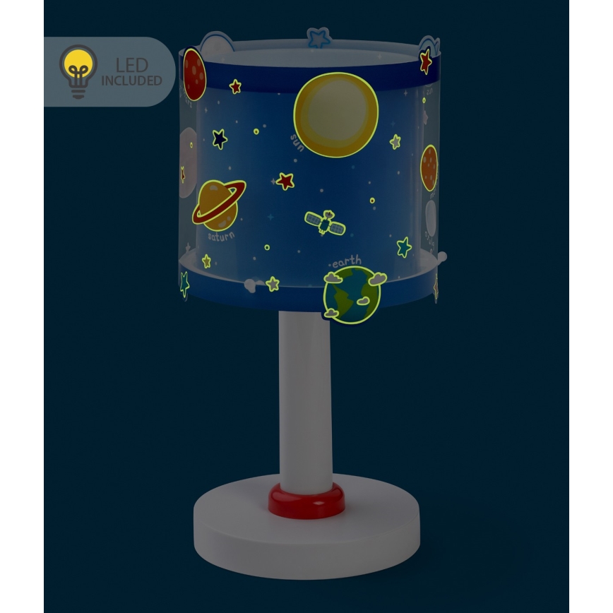 Dalber 41341N - LED lastelamp PLANETS 1xG4/4W/230V sinine