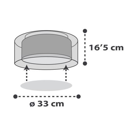 Dalber 41416E - Laevalgusti lastele CLOUDS 2xE27/60W/230V hall