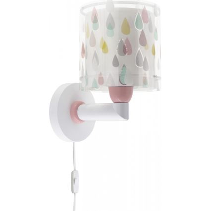 Dalber 41439 - Seinavalgusti lastele COLOR RAIN 1xE27/60W/230V