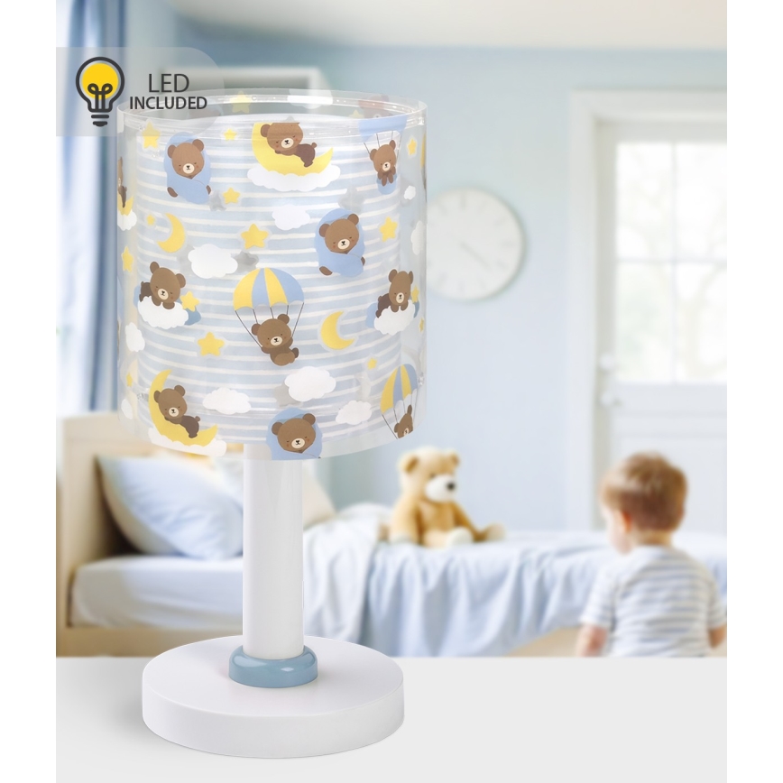 Dalber 41571T - LED laste öölamp BABY TEDDY 1xG4/4W/230V sinine