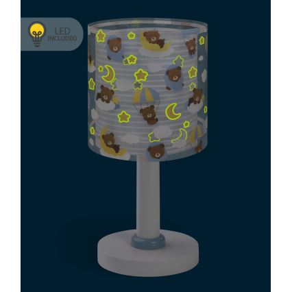 Dalber 41571T - LED laste öölamp BABY TEDDY 1xG4/4W/230V sinine