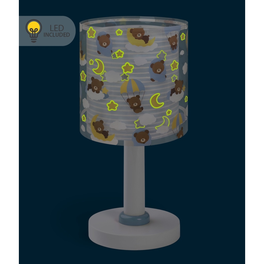 Dalber 41571T - LED laste öölamp BABY TEDDY 1xG4/4W/230V sinine