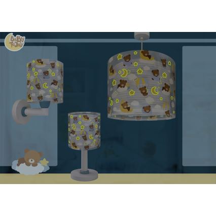 Dalber 41571T - LED laste öölamp BABY TEDDY 1xG4/4W/230V sinine