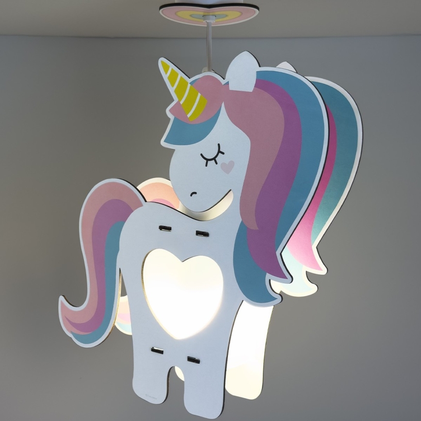 Dalber 41597 - Lühter lastele UNICORN 1xE27/15W/230V