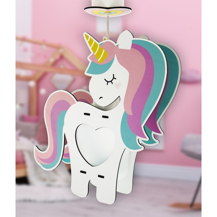 Dalber 41597 - Lühter lastele UNICORN 1xE27/15W/230V