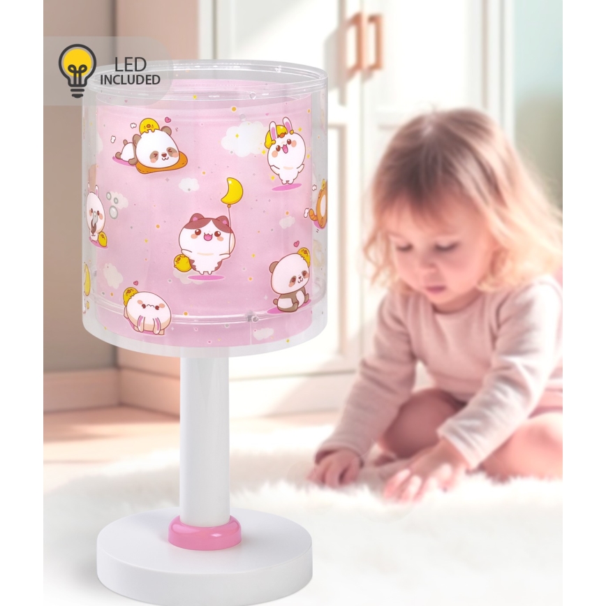 Dalber 41761S - LED lastelamp KAWAII FRIENDS 1xG4/4W/230V roosa