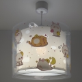 Dalber 41762E - Laste laelamp KAWAII FRIENDS 1xE27/15W/230V, hall