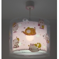 Dalber 41762S - Laste laelamp KAWAII FRIENDS 1xE27/15W/230V roosa