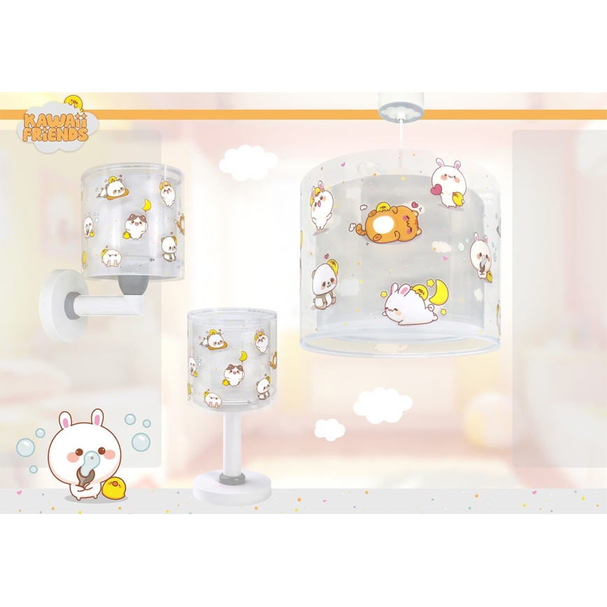Dalber 41769E - Laste seinavalgusti KAWAII FRIENDS 1xE27/15W/230V hall
