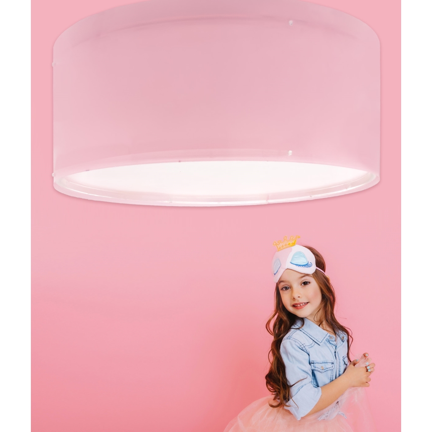 Dalber 42006S - Laevalgusti lastele COLOR LIGHT 2xE27/15W/230V roosa