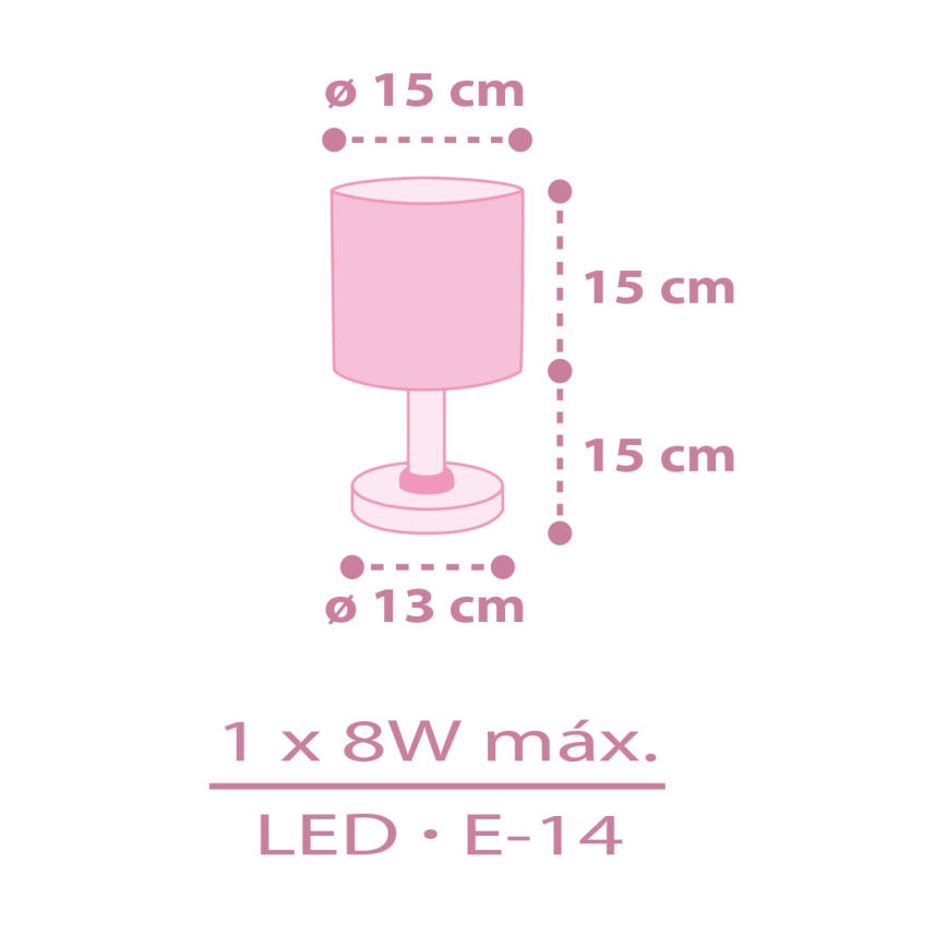 Dalber 42491 - Lamp lastele FAIRY DREAMS 1xE14/8W/230V