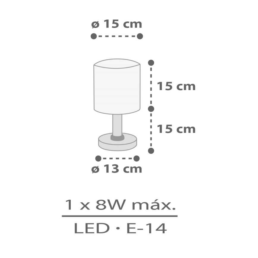 Dalber 60621 - Lamp lastele RHICO AND CROCO 1xE14/8W/230V