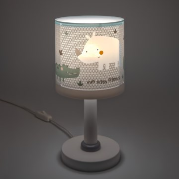 Dalber 60621N - LED laste öölamp RHINO&CROCO 1xG4/4W/230V hall