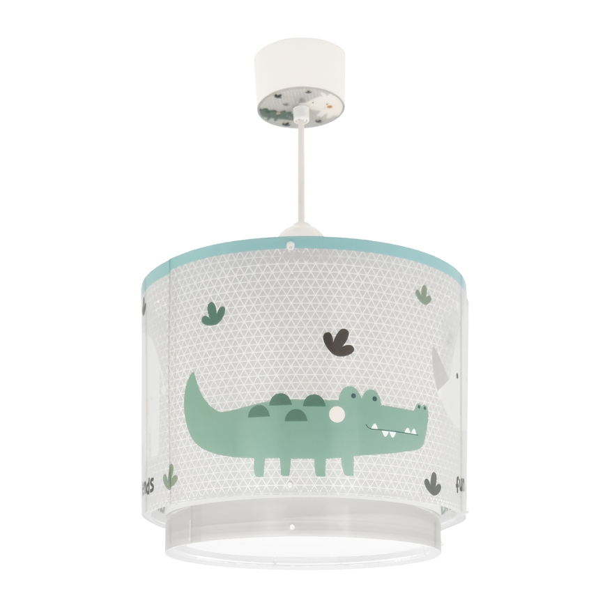 Dalber 60622 - Lühter lastele RHICO AND CROCO 1xE27/15W/230V