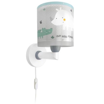 Dalber 60629 - Lastetoa seinavalgusti RHICO AND CROCO 1xE27/15W/230V