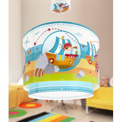 Dalber 60652 - Lühter lastele PIRAAT ISLAND 1xE27/15W/230V