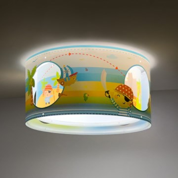 Dalber 60656 - Laevalgusti lastele PIRAAT ISLAND 2xE27/15W/230V