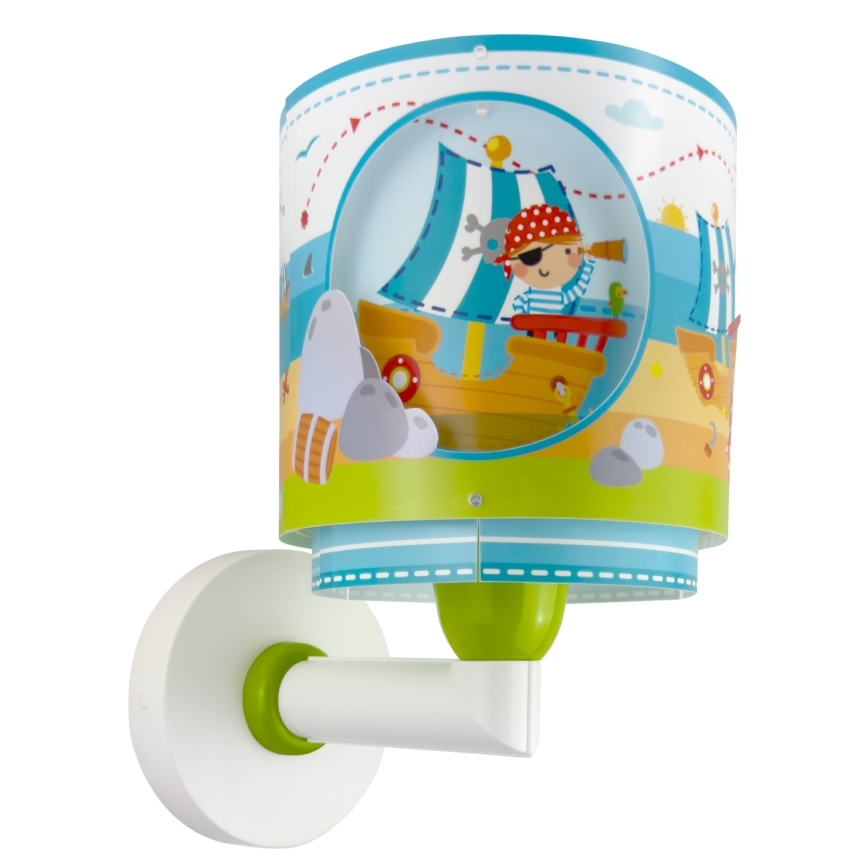 Dalber 60659 - Seinavalgusti lastele PIRAAT ISLAND 1xE27/15W/230V
