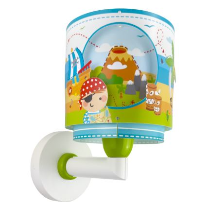 Dalber 60659 - Seinavalgusti lastele PIRAAT ISLAND 1xE27/15W/230V