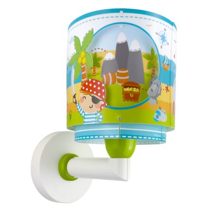 Dalber 60659 - Seinavalgusti lastele PIRAAT ISLAND 1xE27/15W/230V