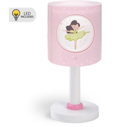 Dalber 60911 - LED-öölamp lastele PRINCESS DANCE 1xG4/4W/230V roosa